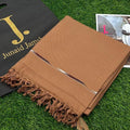 "Chocolate Brown Shawl - 3 Yard Premium Wrap"