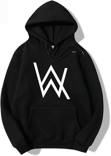 "Black EDM Hoodie - AW Style Graphic"